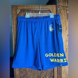 Golden State Warriors Fanatics Free Throw Mesh Shorts royal blue XL NWT